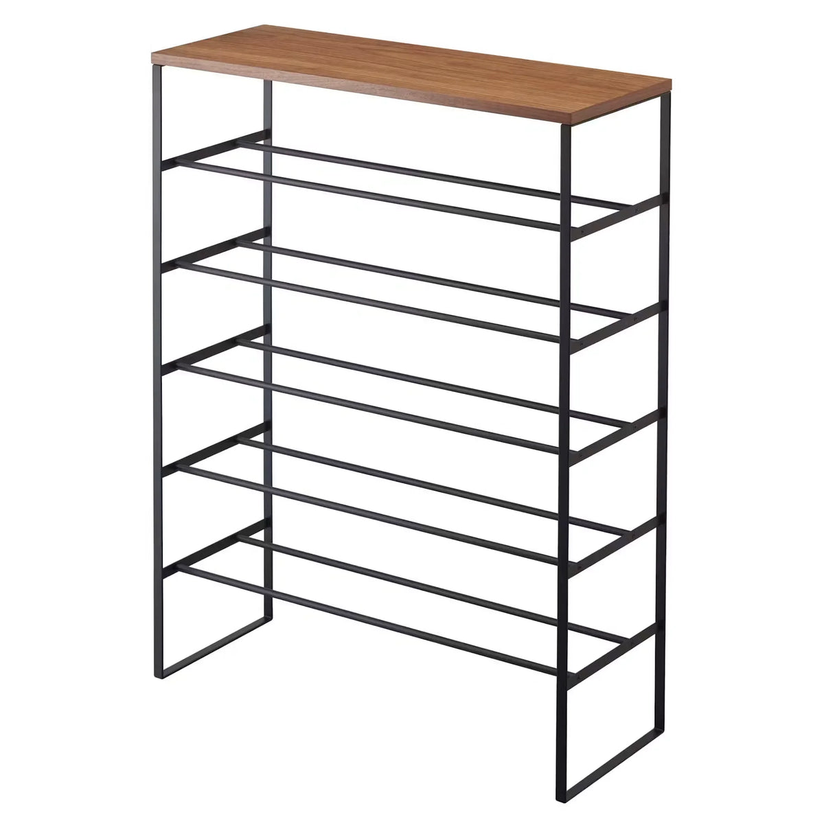 Wood Top Shoe Rack Tower - 6 Tier