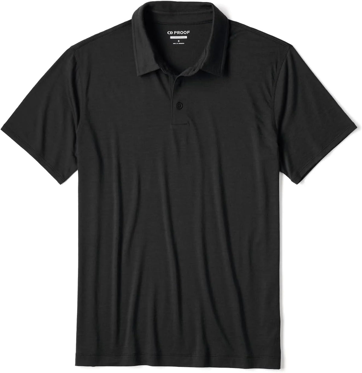 Huckberry Proof Men's 72-Hour Merino Wool Polo Shirt, Short Sleeve, Moisture Wicking & Odor Resistant