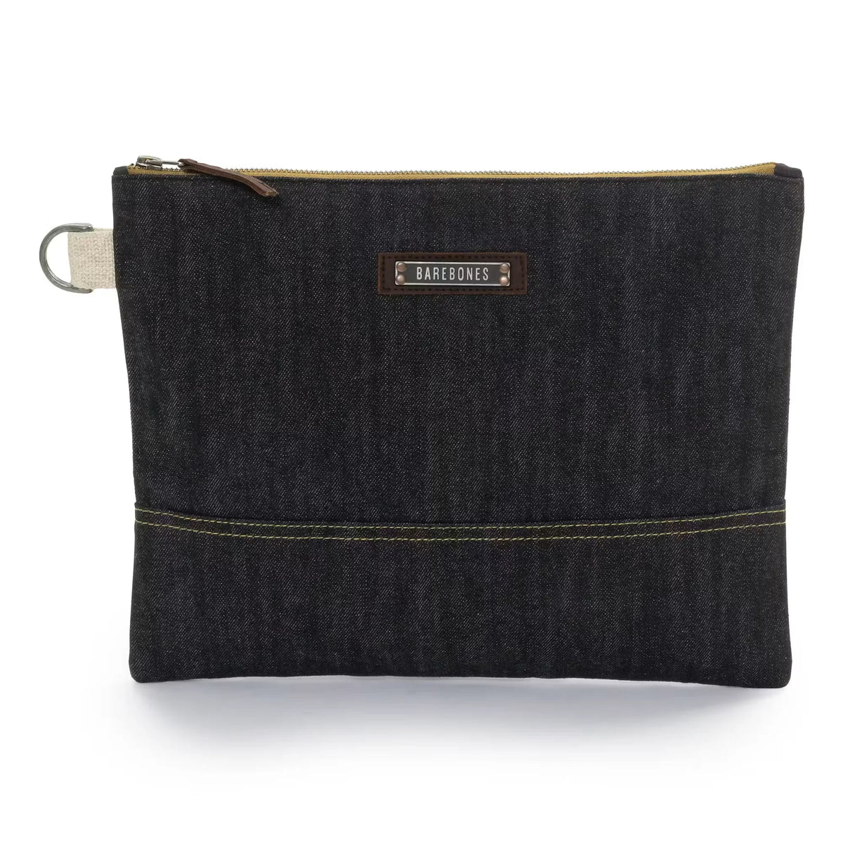 Neelum Large Zipper Pouch - Denim