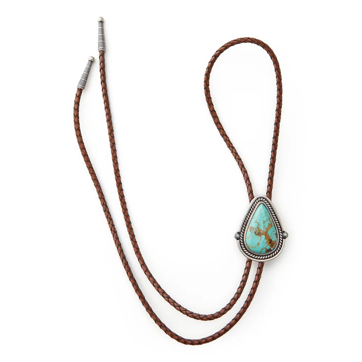 Turquoise Drop Bolo Tie