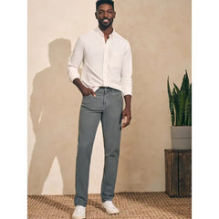 Stretch Terry 5-Pocket Pant - Slim Straight