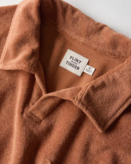 Towel Terry Johnny Collar Polo