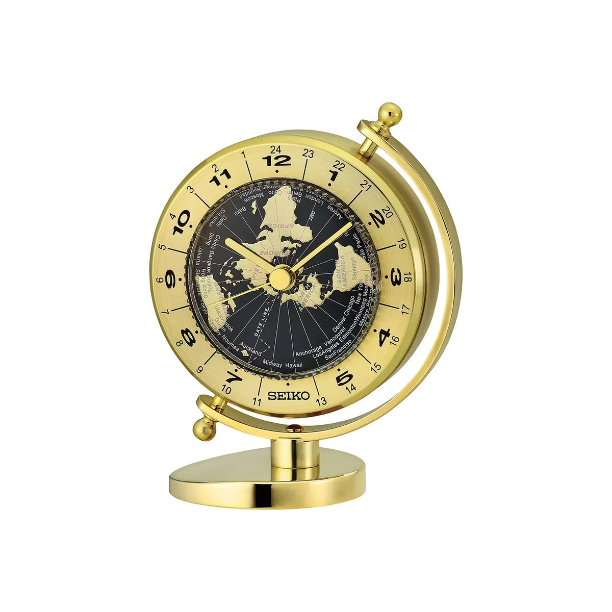 World Desk & Table Clock