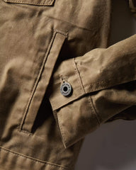 Women's Flannel-Lined Waxed Trucker Jacket