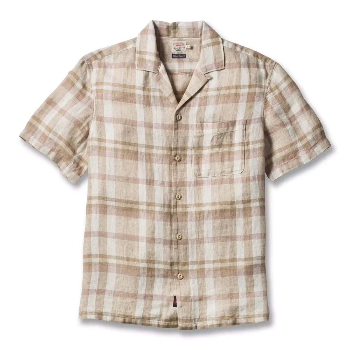 Palma Linen Short Sleeve Camp Shirt