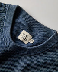 Huckberry Flint and Tinder Lightweight Garment Dyed Crewneck Sweater, Mens Pullover Sweatshirt