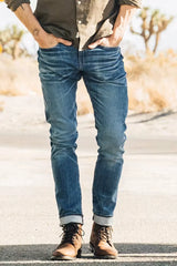 The Scissors Slim Tapered Stretch Selvedge Denim Jeans