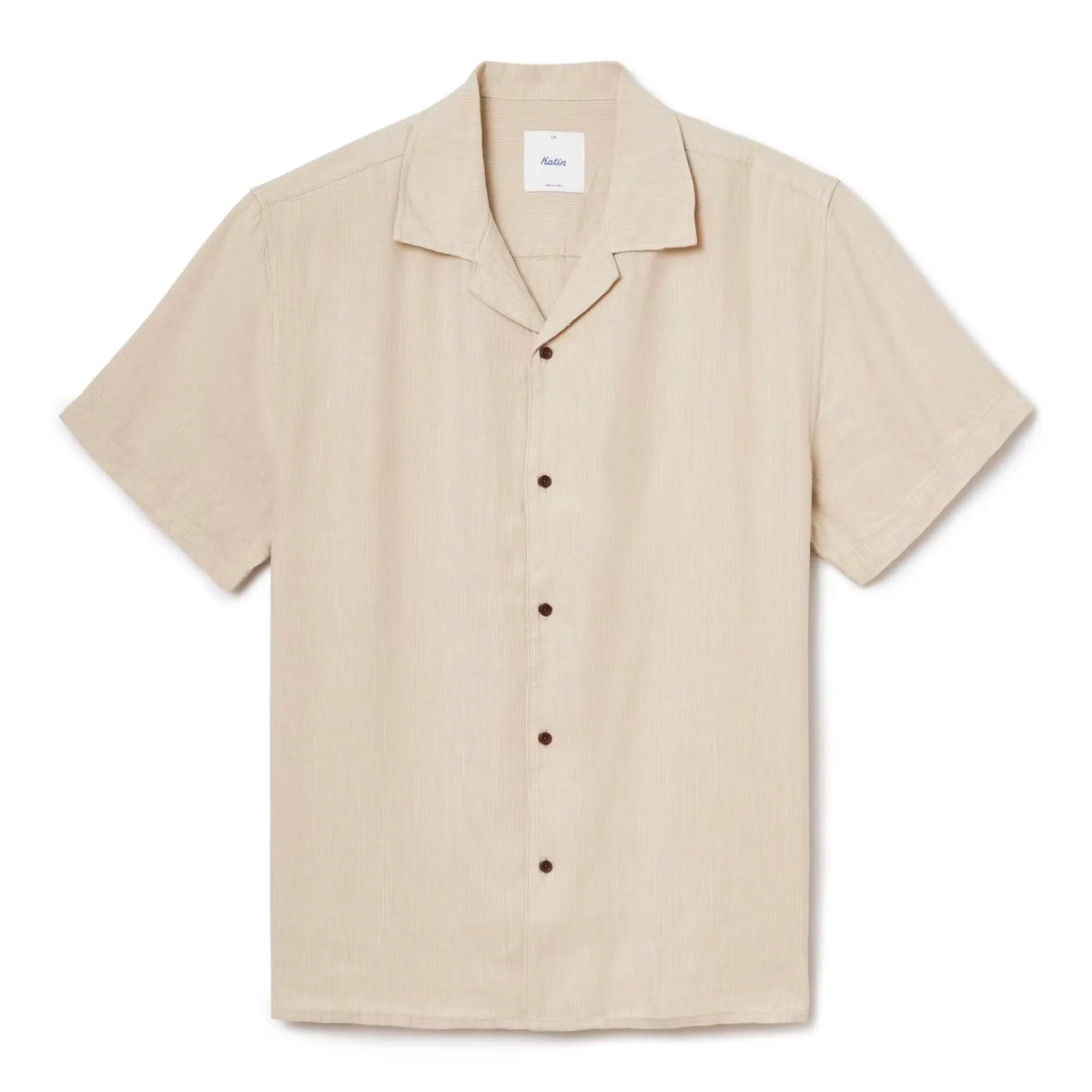 Teller Striped Camp Short Sleeve Shirt