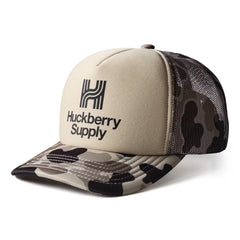 Animated Camo Huckberry Supply Trucker