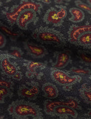 Silk Mini Pine Foulard Neck Tie