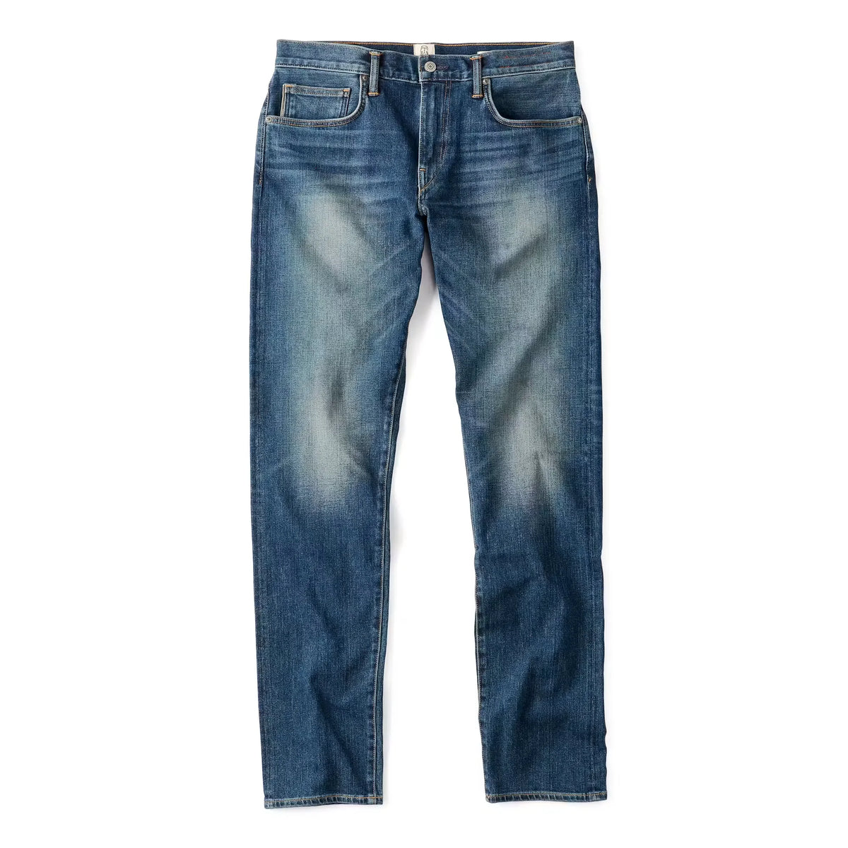 The Pen Slim Straight Stretch Selvedge Denim Jeans