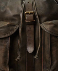 Leather Rucksack Backpack