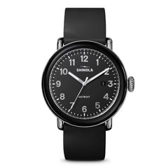 Runwell Detrola 3HD 41mm, Black Rubber Strap