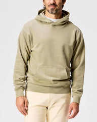 Huckberry Flint and Tinder Midweight Terry Pullover Mens Hoodie, Loopback Cotton Hoodies, Mens Hooded Sweatshirt