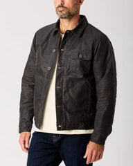 Wool-Lined Waxed Trucker Jacket