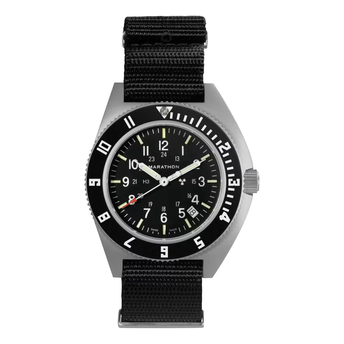 Stainless Steel Navigator With Date Field Watch