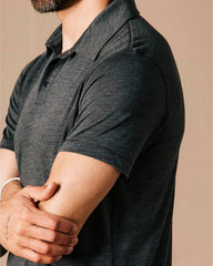 Huckberry Proof Men's 72-Hour Merino Wool Polo Shirt, Short Sleeve, Moisture Wicking & Odor Resistant