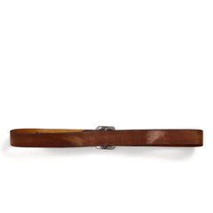 Hand-Burnished Leather Belt