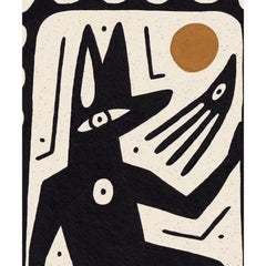 Coyote and Snake Print by Perro y Arena