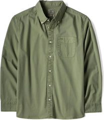 Huckberry Flint and Tinder Men's Classic Oxford Draftsmen Button Down Shirt- Stretch Fabric- Button Down Shirts for Men