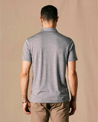 Huckberry Proof Men's 72-Hour Merino Wool Polo Shirt, Short Sleeve, Moisture Wicking & Odor Resistant