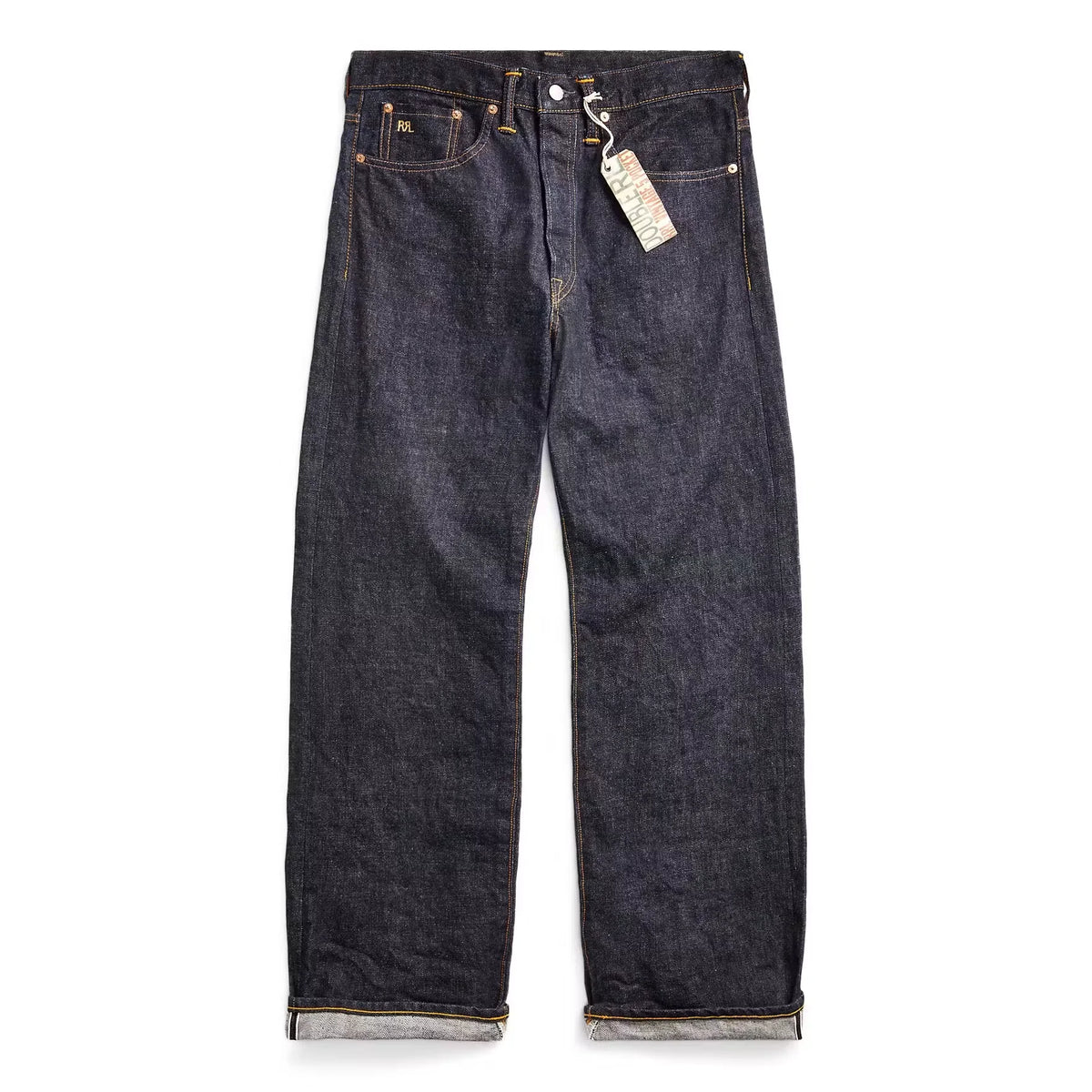 Relaxed Straight Fit Selvedge Denim Jeans