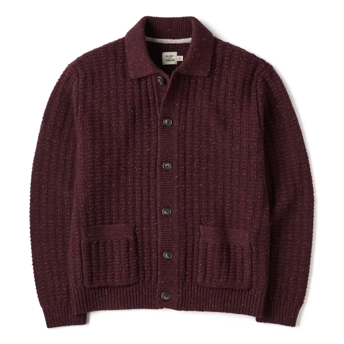 Highland Wool Collared Cardigan