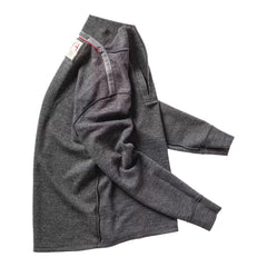 Wool Cotton Quarter Zip