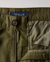 Cotton-Linen Chino Short - 9"