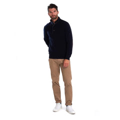 Essential Patch Half Zip Sweater