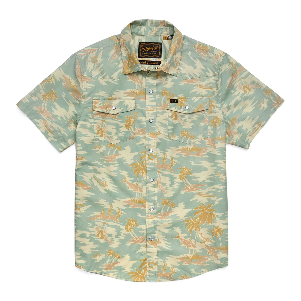 H Bar B Short Sleeve Snapshirt