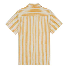 Block Short Sleeve Camp Collar Shirt