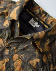 Flannel-Lined Waxed Trucker Jacket