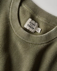 Garment Dyed Cotton Crewneck Sweater