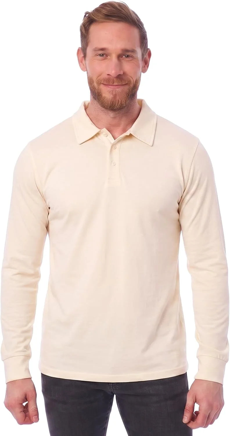 100% Merino Wool Polo Shirt Men - Short & Long Sleeve Shirt Base Later