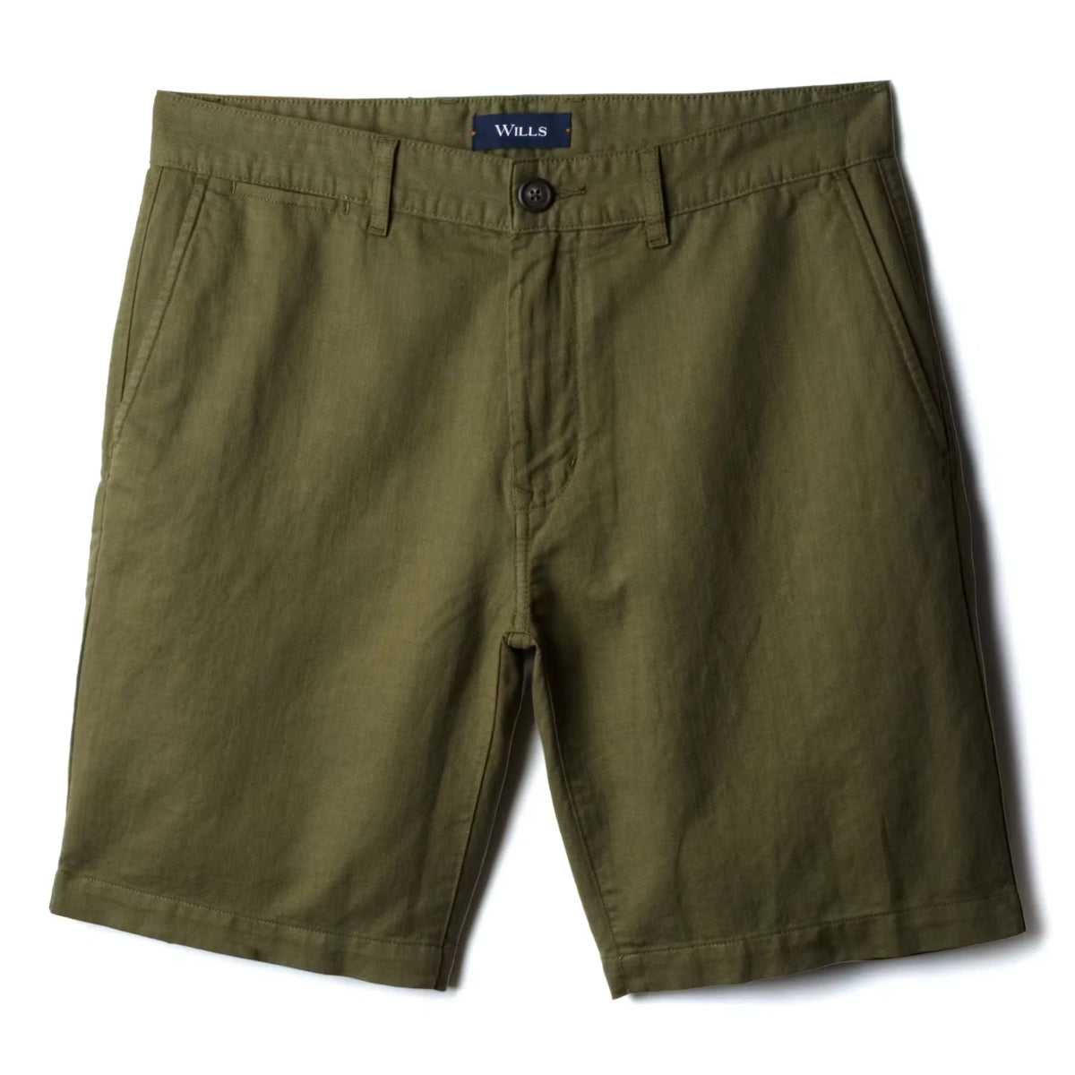 Cotton-Linen Chino Short - 9"