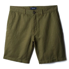 Cotton-Linen Chino Short - 9"