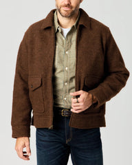Boiled Wool Station Jacket