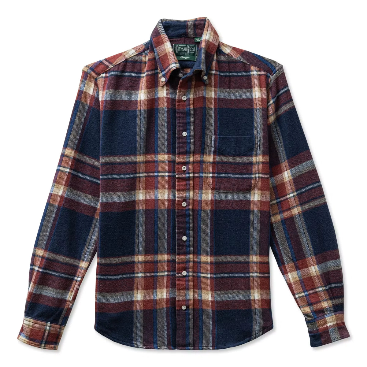 Brushed Cotton Tweed Shirt