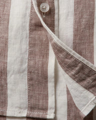 Huckberry Wills Short Sleeve Isles Linen Shirt, Mens Button Down Shirts