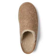 Shearling Lined Wool Mule Slipper