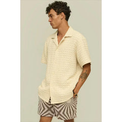 Camp Collar Waffle Shirt