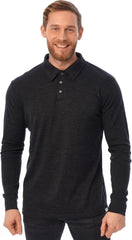 100% Merino Wool Polo Shirt Men - Short & Long Sleeve Shirt Base Later