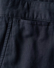 Cotton-Linen Chino Short - 9"