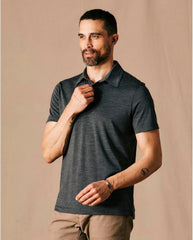 Huckberry Proof Men's 72-Hour Merino Wool Polo Shirt, Short Sleeve, Moisture Wicking & Odor Resistant