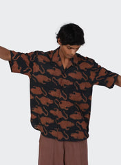 Ronen Camp Collar Short Sleeve Shirt
