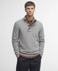 Essential Patch Half Zip Sweater