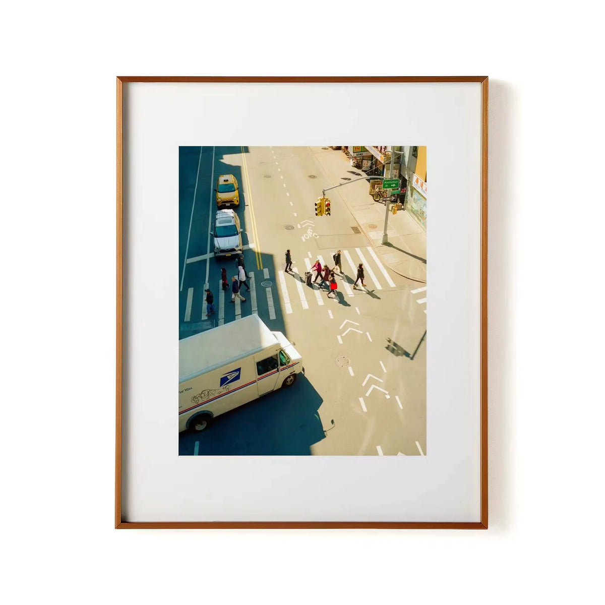 Cross-Walking Print