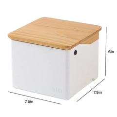 The Stash Box - Pine & White