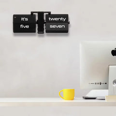Flipping Out Text Wall and Tabletop Flip Clock